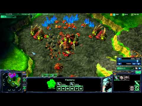 Terran Vs. Zerg Hellion Harassment (No Commentary)