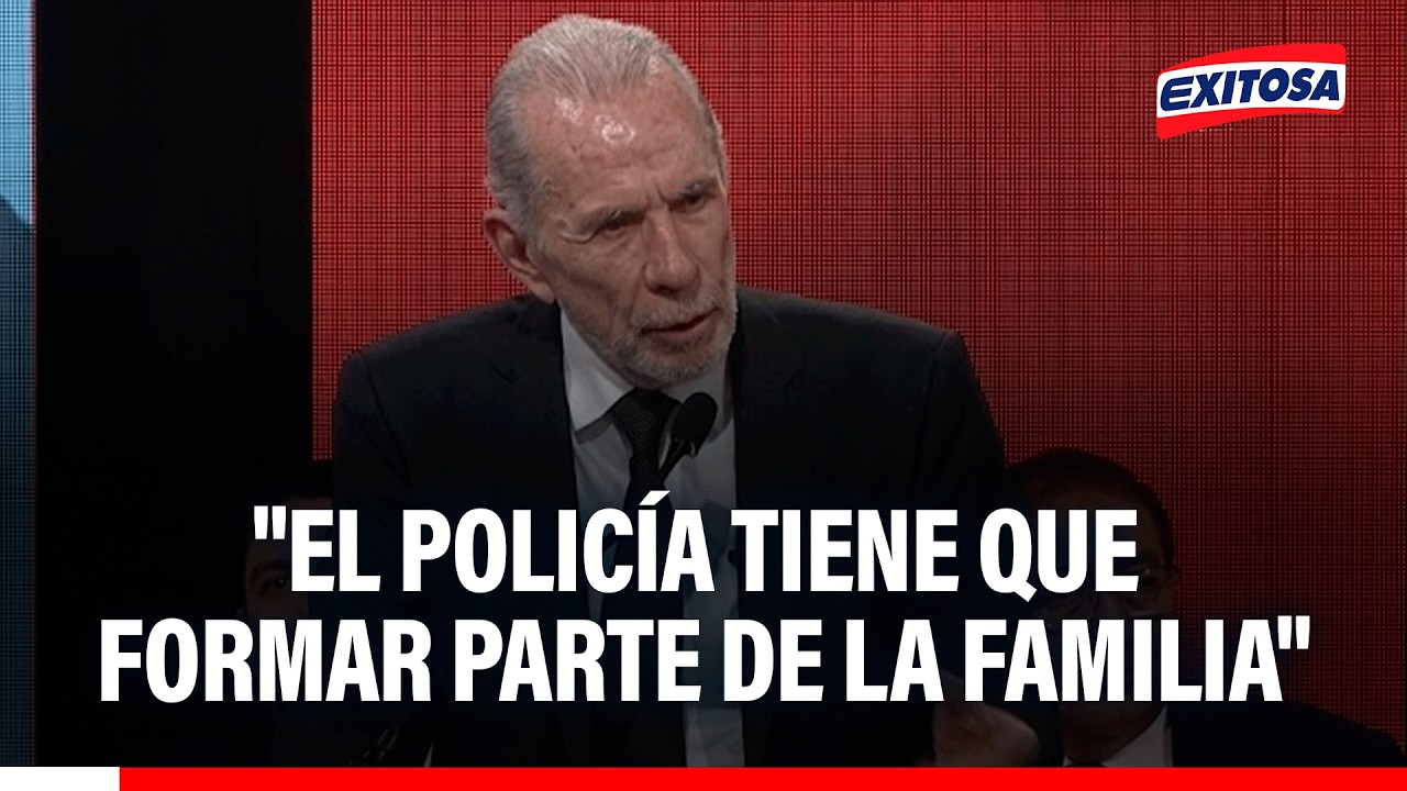 🔴🔵 Ricardo Belmont: "El Policía tiene que formar parte de la familia"