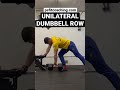 Unilateral Dumbbell Row | psfitcoaching.com