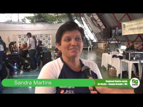 Regional Centro-Oeste de Bocha 2016 - Entrevista Sandra Martins