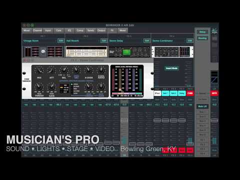 EFFECTS FX Combinator Multi-Band Compressor Part 2 - MIDAS M32 MR18 + BEHRINGER X32 X-Air XR18 XR16