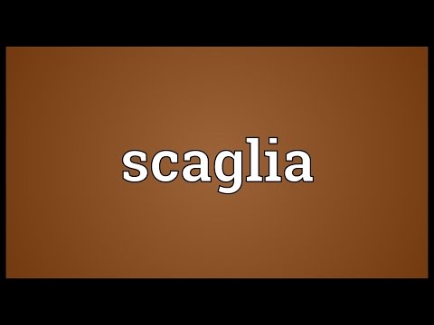 Scaglia Meaning