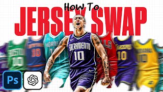 The Smartest Way to Jersey Swap in 2026 | Photoshop + AI