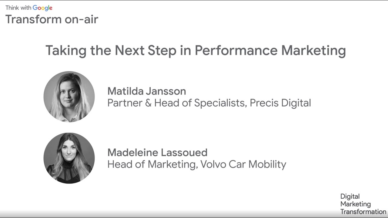 Taking the next step Performance Marketing