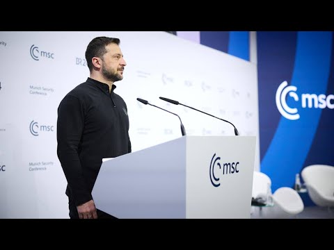 Виступ Володимира Зеленського на основній сесії Мюнхенської конференції з безпеки