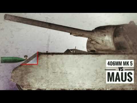 South Dakota class battleship (406mm Mk 5) vs Maus (Armor Penetration)