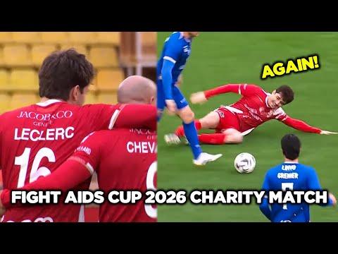 Charles Leclerc Plays Football in the Fight Aids Cup 2026 Charity Match!