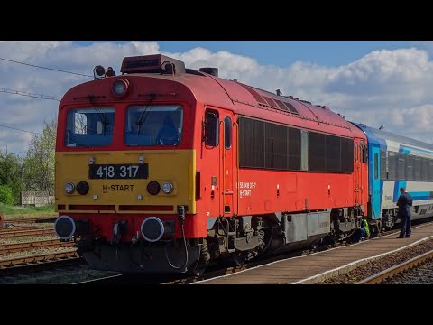 🚆 The EuroCity 687-2 "Someș" Train Baia Mare -Püspökladány -Wien hbf. leaves Valea lui Mihai 🚆