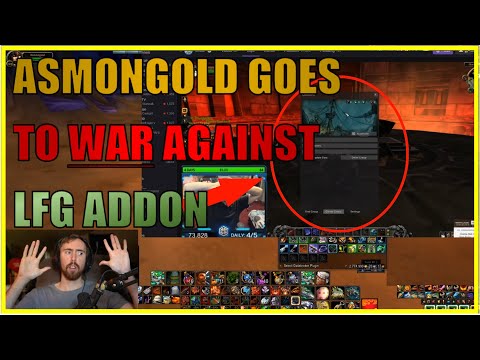 Asmongold goes to WAR against Classic LFG addon!!