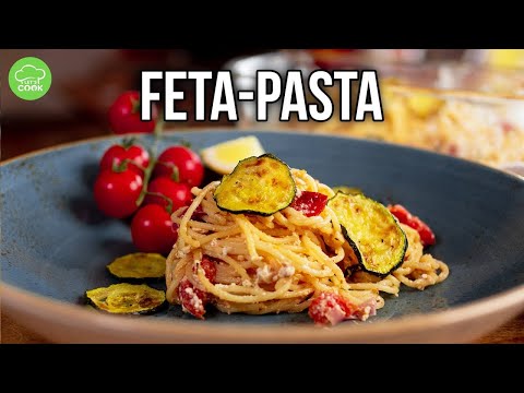 This feta pasta with tomatoes only needs 5 ingredients!