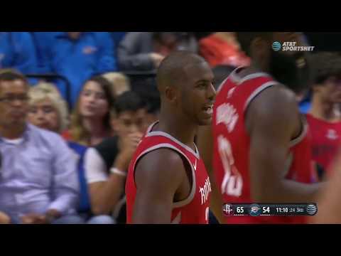 Chris Paul Rockets Debut Highlights vs Thunder!