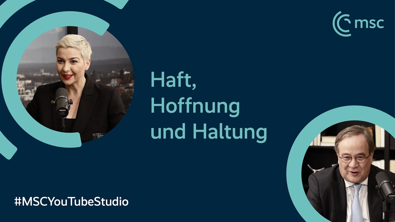 Maria Kalesnikava über Haft, Freiheit & Zukunft von Belarus | MSC YouTube Studio 2026