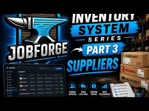 Jobforge Inventory 3 Suppliers