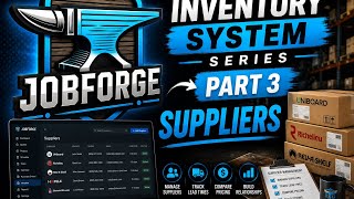 JobForge Inventory 3 — Suppliers