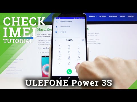 ULEFONE Power 3S   Check IMEI and Serial Number