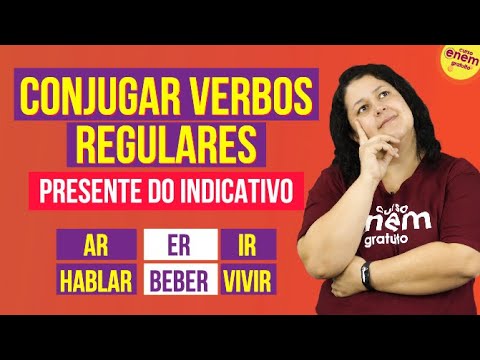 COMO CONJUGAR VERBOS REGULARES EM ESPANHOL (PRESENTE DO INDICATIVO) | Resumo para o Enem