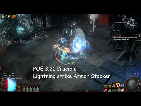 PoE 3.21 Lightning Strike Armor Stacker vs The Hidden