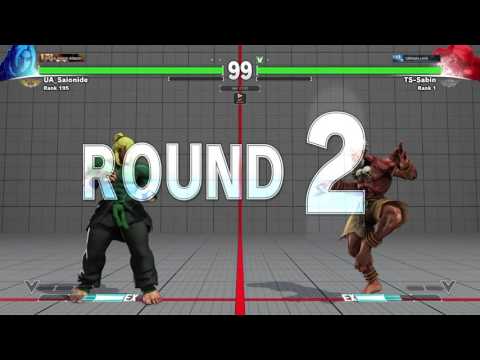 SFV - UA_Saionide (Ken) Vs TS-Sabin (Dhalsim)