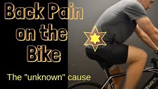 Back Pain on the Bike // beyond the bars are too low