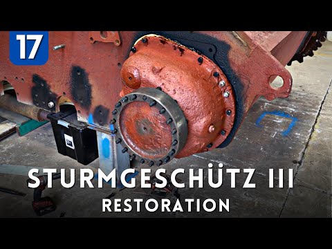 WORKSHOP WEDNESDAY:  Bending WWII German StuG armour plate and fitting restored final drives