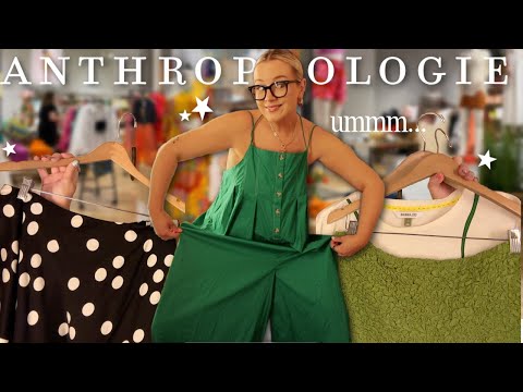 inside the fitting room at ANTHROPOLOGIE! (what ACTUALLY fits here?)