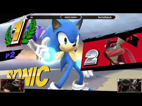 SOT #73 - Jw (Greninja) vs DerZoidSplash (Sonic) - SSB4 WR3