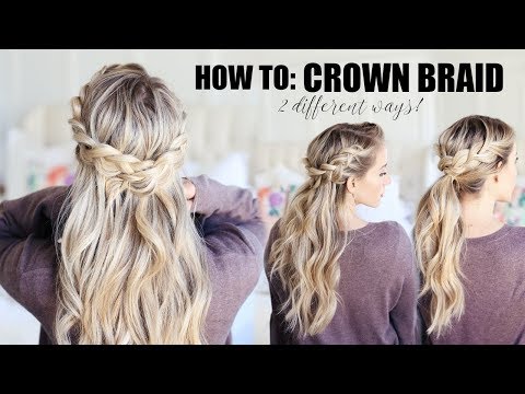 How to do a Crown Braid!!! 2 EASY WAYS | Twist Me...