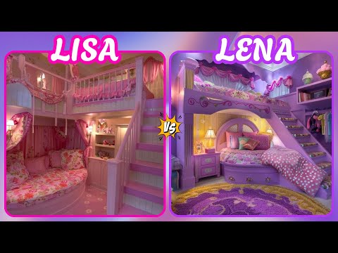 Lisa or Lena 😍😍 #random #cute #fypシ゚ #lena #lisa #bedroom #trending #lisaorlena