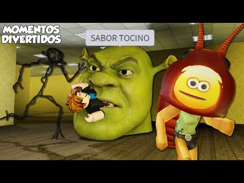 ESCAPA DE LOS BACKROOMS EN ROBLOX (momentos divertidos)
