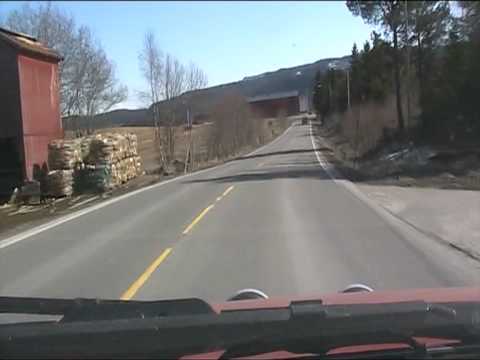 Kjøring fra Sandmoen til Klæbu.MOD