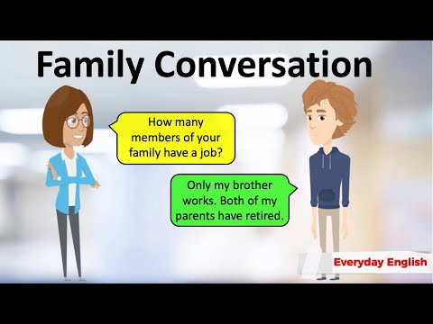 Family Conversation 👨‍👩‍👧‍👦 English Conversation Practice