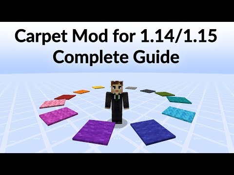 gnembon - Carpet Mod for Minecraft 1.14/1.15 - Complete Guide