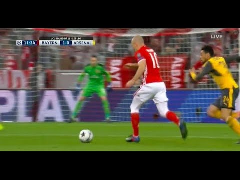 Arjen Robben Goal vs Arsenal 1-0 | 15-02-17