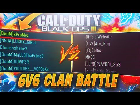 DooM Clan GETS CALLED OUT 6V6 AGAINST HIGH K.D PLAYERS BO3 (GhostNinja, LuckyGirl, xProMvz, Mallo)