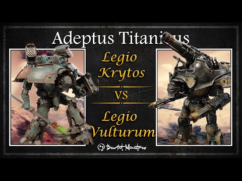Legio Krytos Vs Legio Vulturum - Adeptus Titanicus Battle Report - Horus Heresy Battle Report