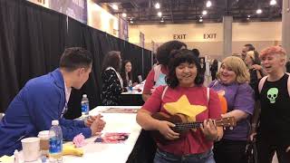 Zach Callison Singing the Steven Universe Theme Song with Me