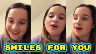 ANNIE LEBLANC SINGS HAYDEN&#39;S NEW SONG SMILES FOR YOU ON INSTAGRAM LIVE | Week ly Musical ly