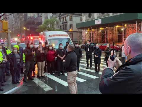 Farewell to FEMA First Responders on New York’s Upper West Side (86st)