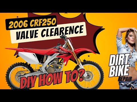 2006 Honda CRF250 Valve adjustment, valve clearance check