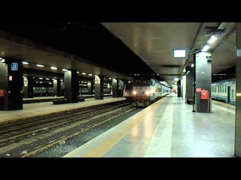 E656.039 in partenza con l' ICN 1959 Roma Termini - Siracusa/Palermo Centrale