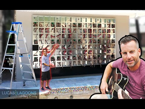 Incredible Guitar Shaped Pool Gets Enormous Water Proof TV