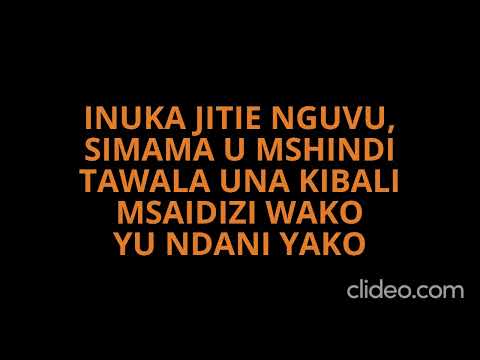 Inuka Jitie nguvu lyrics