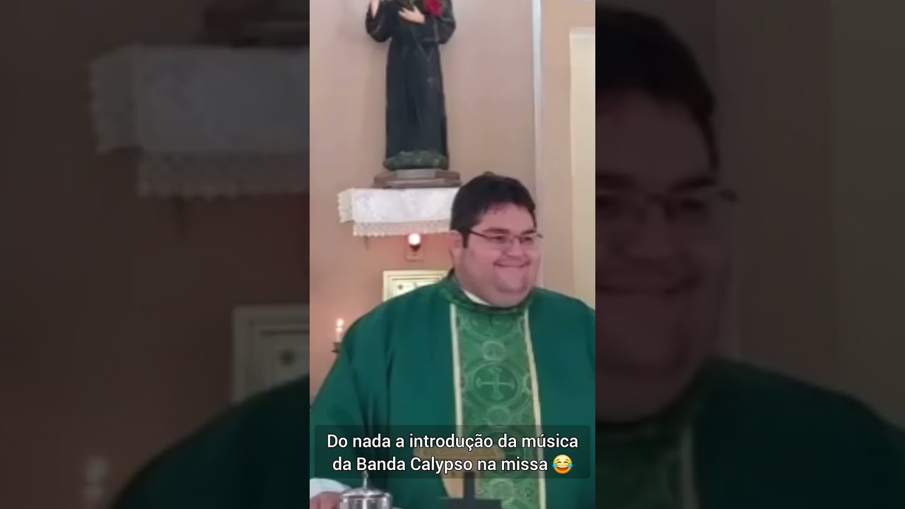 A reação do padre ranis foi a melhor kkkk!