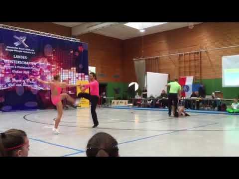 Nadine Stünkel & Sebastian Rott, LM Hessen 2016 (SC), Gießen, A-Klasse Vorrunde