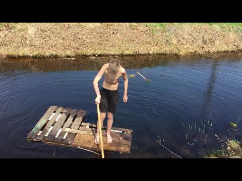 Blooper 1 op het vlot