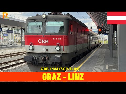 Führerstandsmitfahrt Graz Hbf nach Linz Hbf  (ÖBB, Österreich) 4K