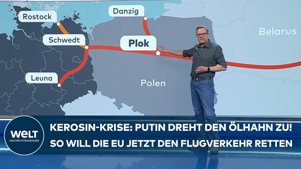 KEROSIN-KRISE IN DEUTSCHLAND: Warum Raffinerie Schwedt plötzlich im Zentrum der Energiekrise steht