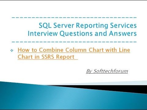 How to Combine Column Chart with Line Chart in SSRS Report  Part