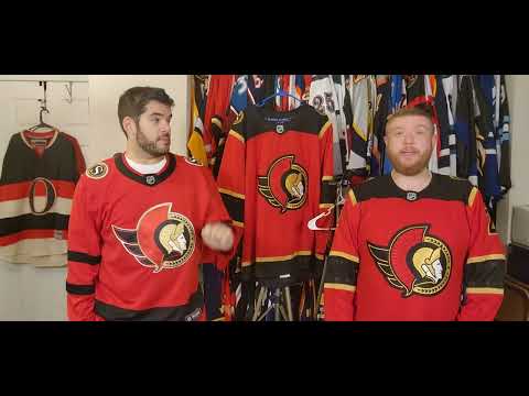 Распаковываем новую третью майку «Оттава Сенаторз» и пробуем варианты персонализации в магазине N...