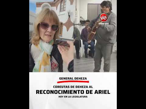 GENERAL DEHEZA: COREUTAS DE DEHEZA AL RECONOCIMIENTO DE ARIEL.